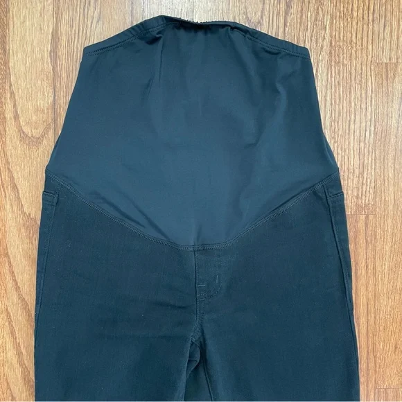 Madewell Maternity Over-the-Belly Skinny Jeans in Lunar Wash Black size 24 - Picture 5 of 16
